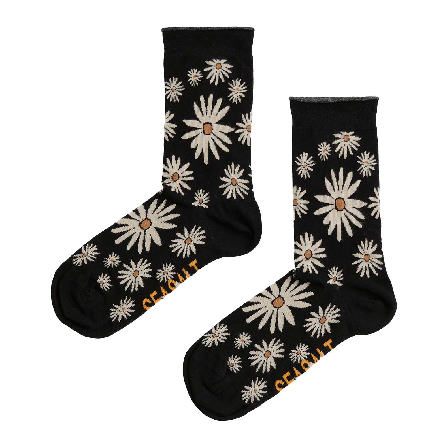 Seasalt Cornwall Bamboo Arty Socks - Daisy Scatter Onyx